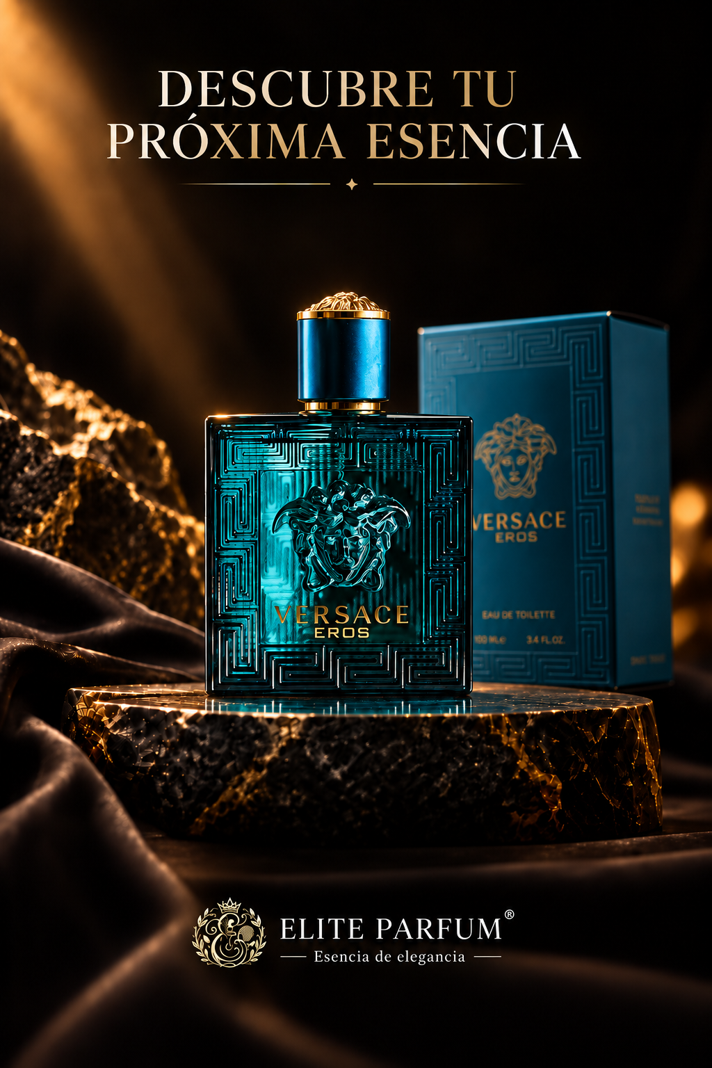Campaña Versace de Elite Parfum